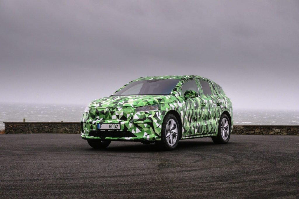 Skoda Enyaq electric SUV revealed in camouflage
